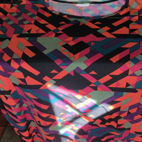 🗺️ Lularoe Small Irma Woman's Size 10-16 Polyester Spandex Stretchy Blend EUC - Picture 9 of 12